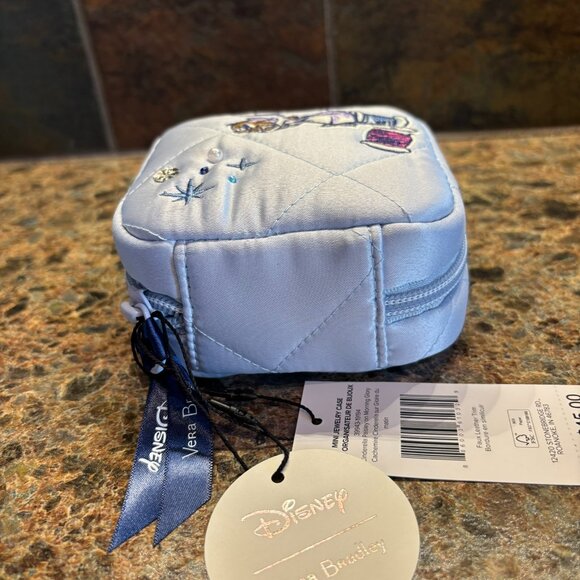 New Vera Bradley x Disney Mini Jewelry Case Cinderella Paisley Limited Edition - Picture 5 of 10